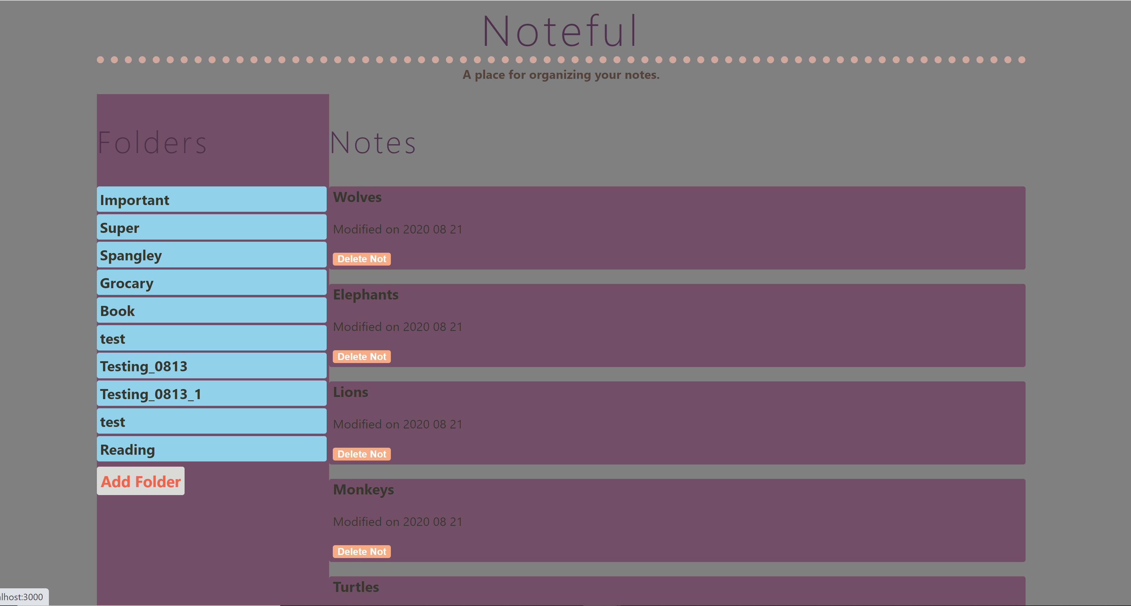 Notefull App